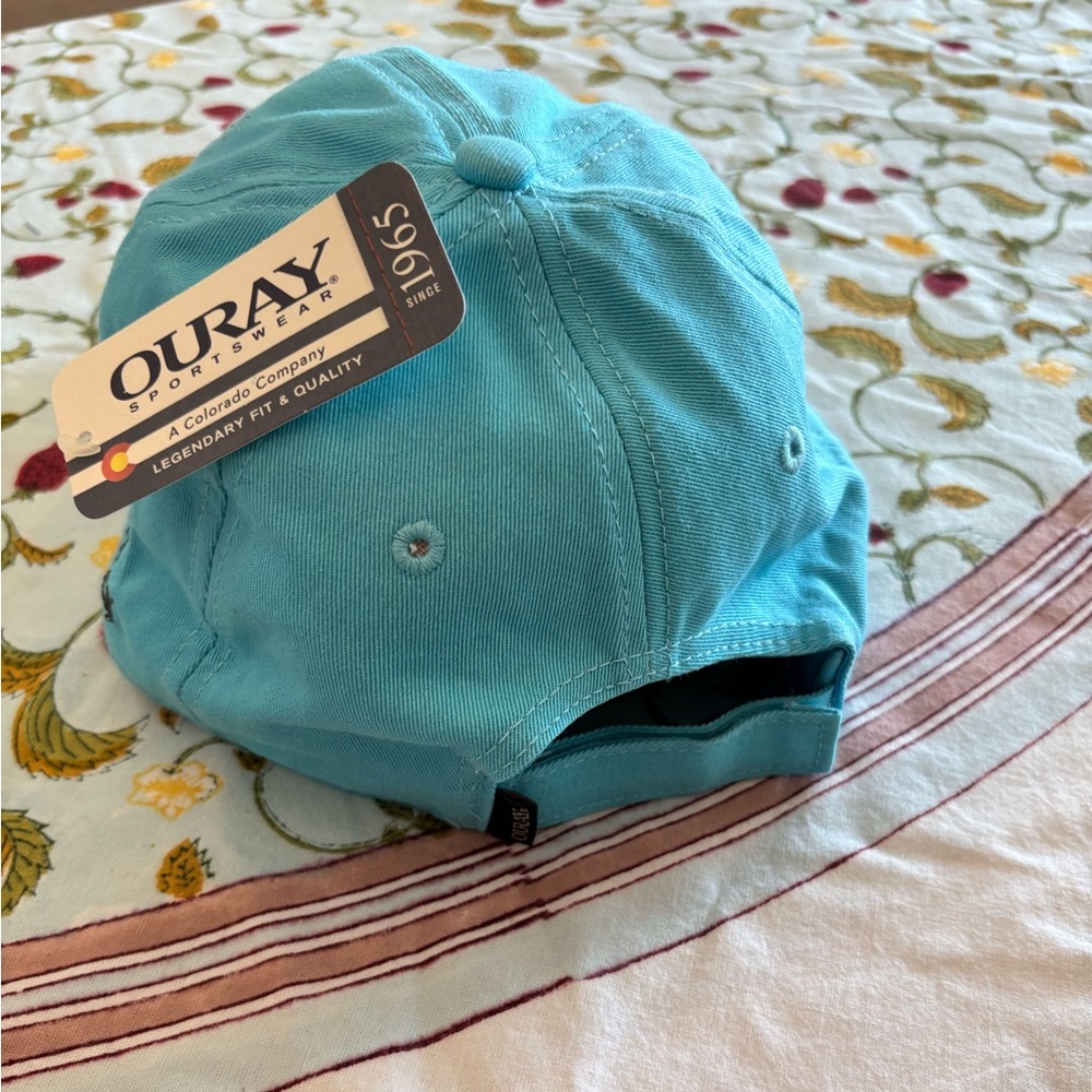 Fast Back Ropes Turquoise Baseball Cap - Picture 3 of 6